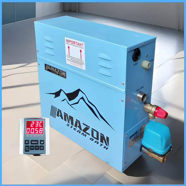 Máy xông hơi Amazon ATP-9kw xả tự động kiểu xoay