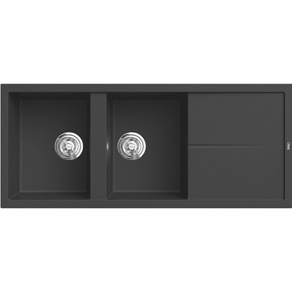 Chậu rửa chén bát Konox Livello 1160 Black