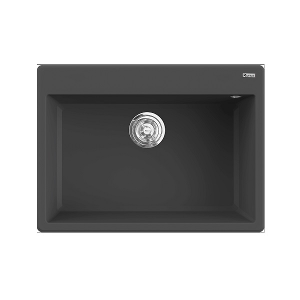 Chậu rửa chén bát Konox Ruvita 680 Black