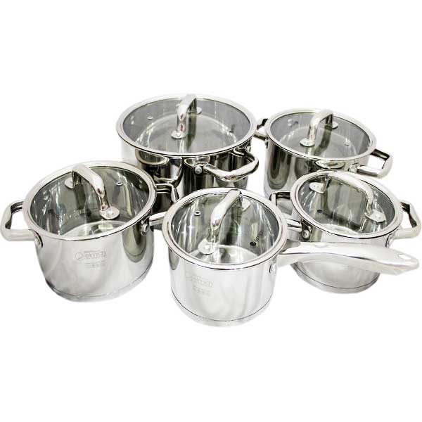 Bộ nồi inox Elmich 5 đáy (Bộ 5 chiếc)