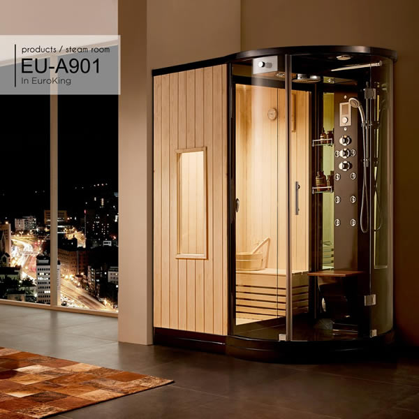 Phòng xông hơi Euroking Eu-A901 Black