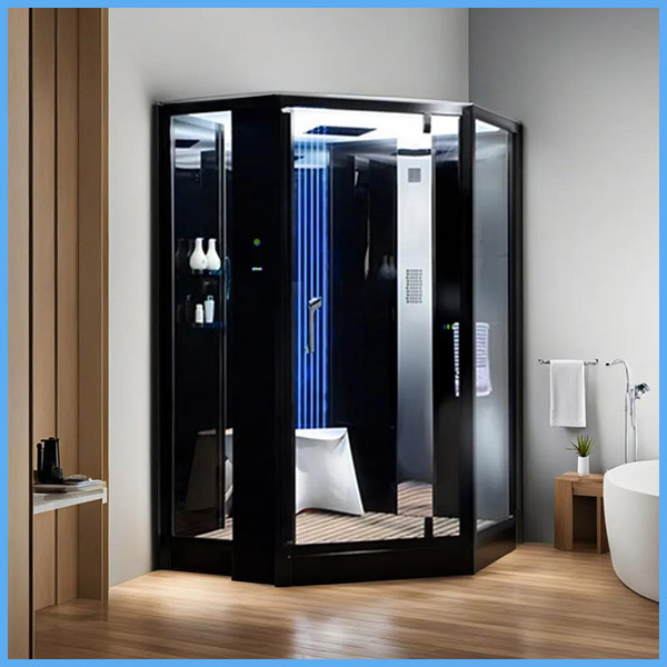 Phòng xông hơi ướt Nofer VS-89106S Black