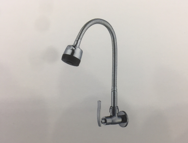 Vòi rửa bát cổ mềm cắm tường   JL-202A