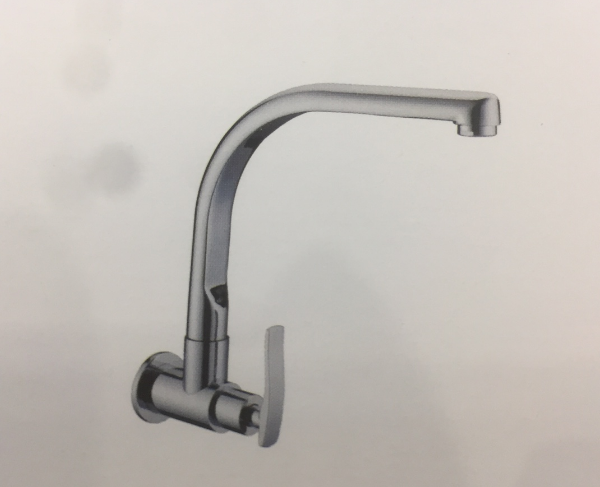 Vòi rửa bát cổ cứng cắm tường JL-402A